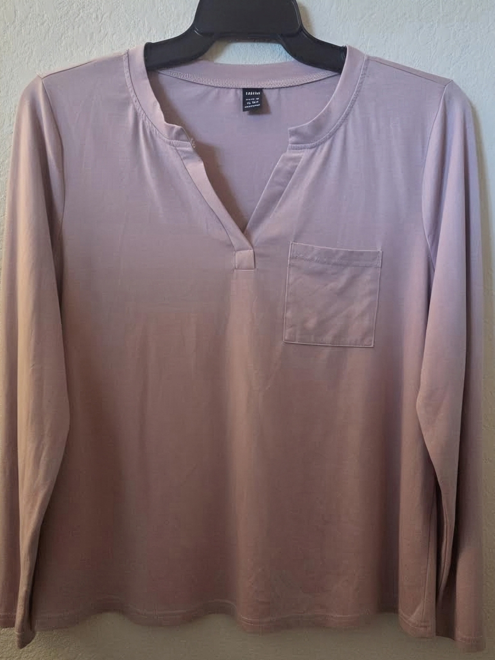 SHEIN Lilac Crewneck Long Sleeve Top